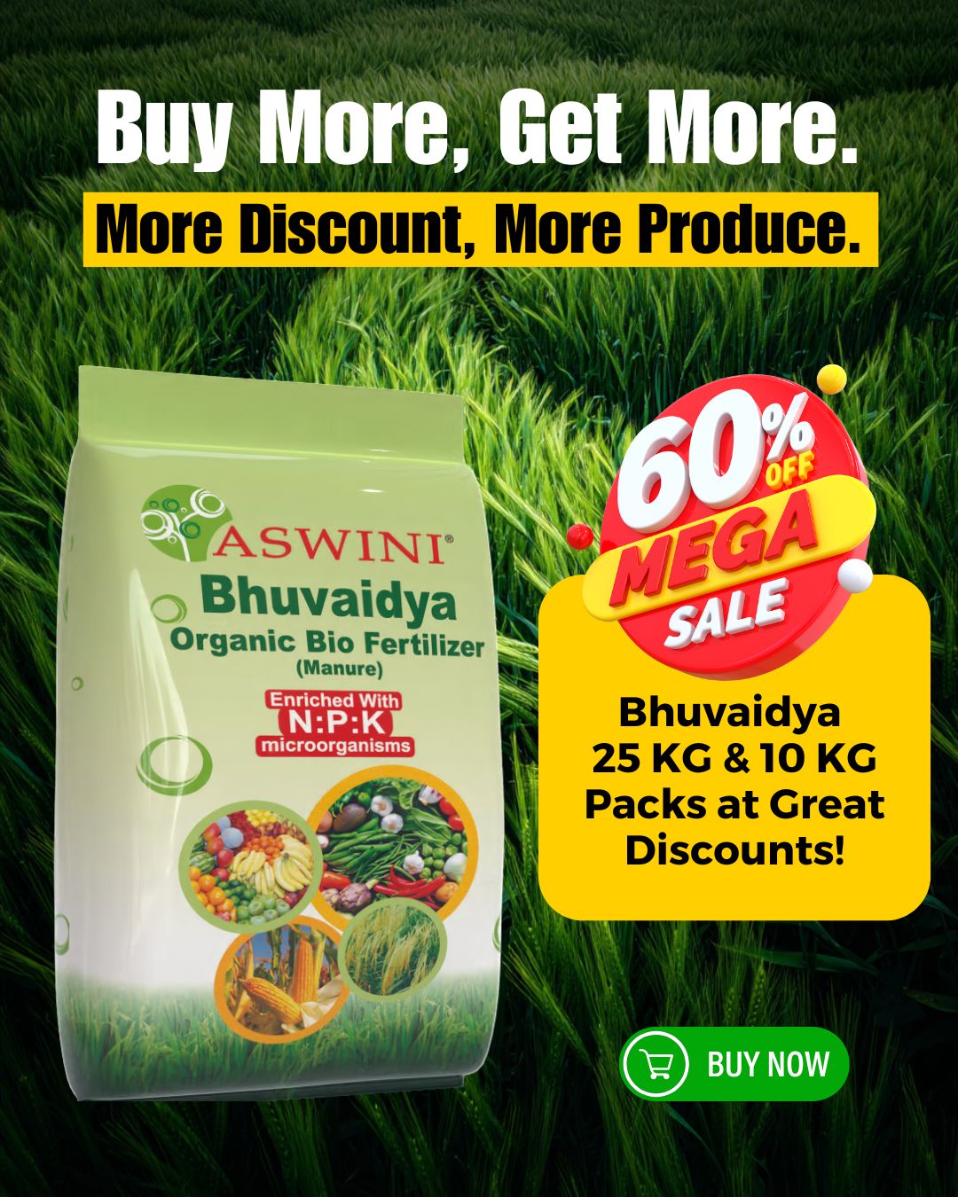 Bhuvaidya Organic Bio Fertilizer – Grow More, Spend Less, Stay Natural
