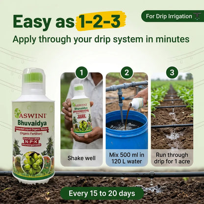 Aswini Bhuvaidya Organic Liquid Fertilizer